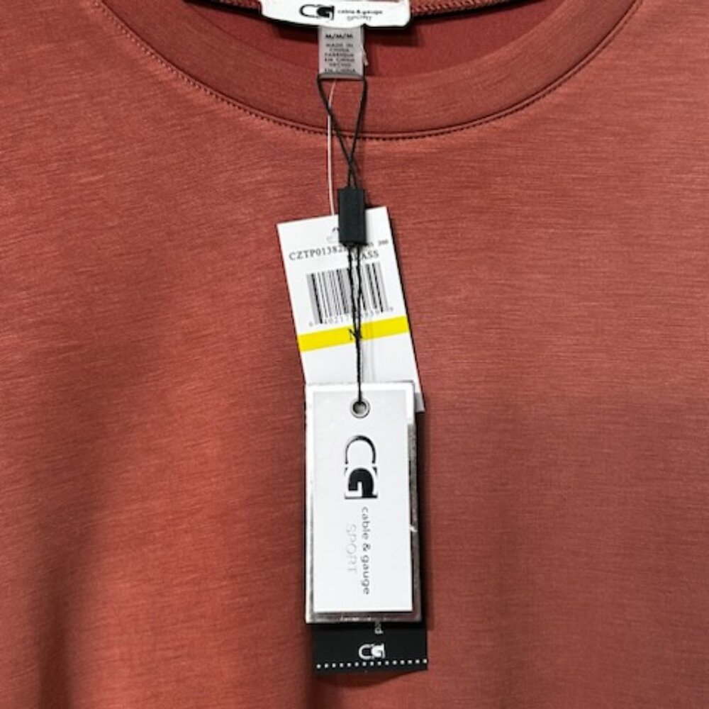 NWT Cable & Gauge Sport Yummy Sandwashed Supersoft Modal Tunic Top Tee - Picture 8 of 13